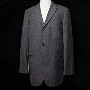 Mens Wool Blend Blazer | Hugo Boss | 44 L | Classic Fit Double-Breasted 3-Button